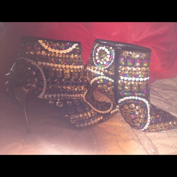 Pink Palm Booties - Picture 4 of 4